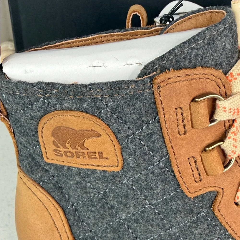 Sorel Women's Evie II NW Lace Boots - Velvet Tan, Gum 10 - Size 9
